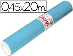 Rollo adhesivo Aironfix 100µ azul claro mate 0,45x20 m.
